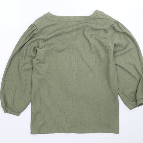 Principles Womens Green  Knit Pullover Jumper Size 12