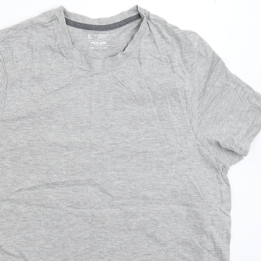TU Mens Grey    T-Shirt Size M