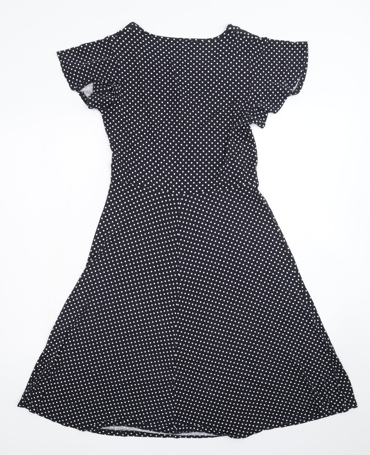 Principles Womens Blue Polka Dot  Fit & Flare  Size 12