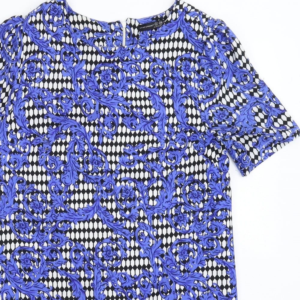 Atmosphere Womens Multicoloured Geometric  Mini  Size 12