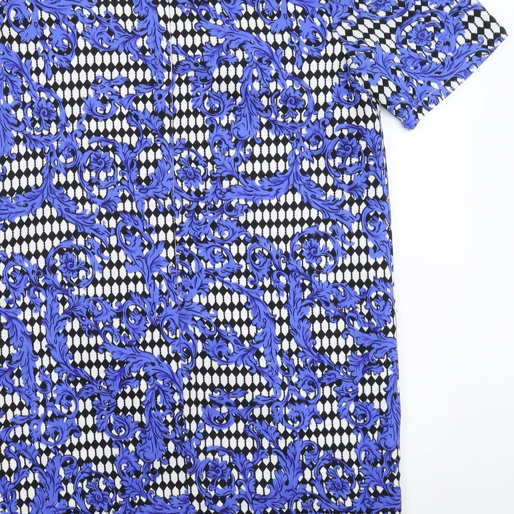 Atmosphere Womens Multicoloured Geometric  Mini  Size 12