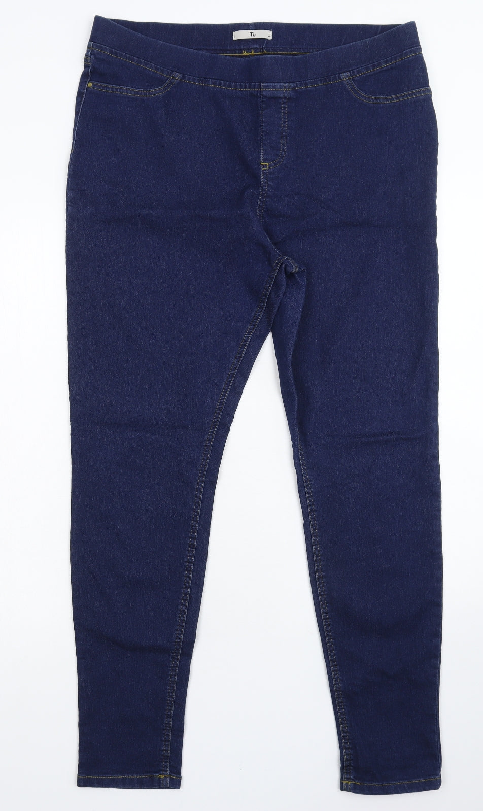 TU Womens Blue  Denim Skinny Jeans Size 16 L28 in