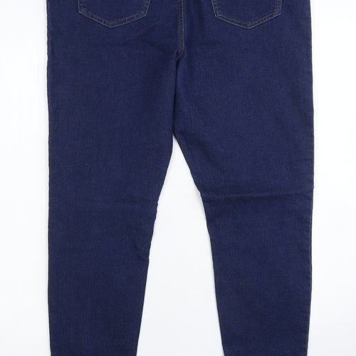 TU Womens Blue  Denim Skinny Jeans Size 16 L28 in