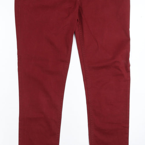 NEXT Womens Brown  Denim Skinny Jeans Size 10 L30 in