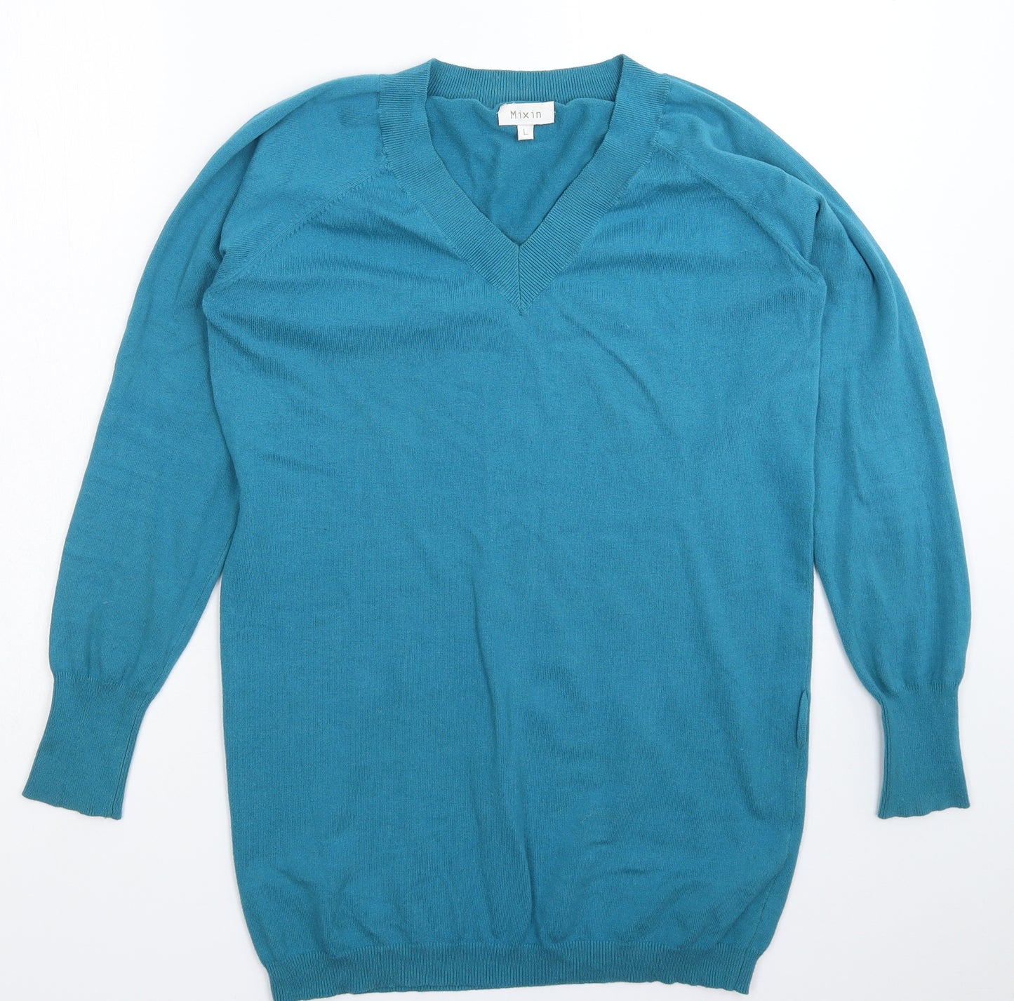 Mixin Womens Blue  Knit Pullover Jumper Size L