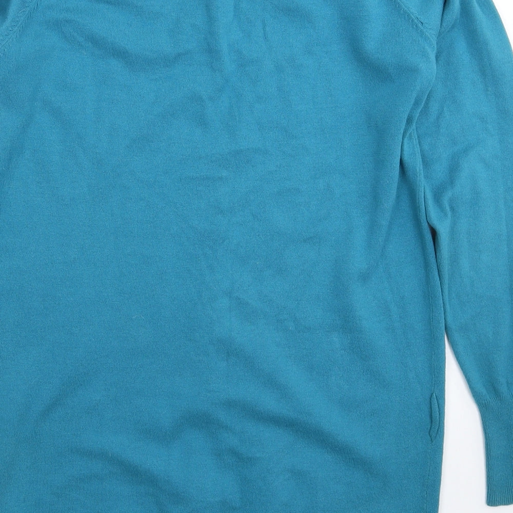 Mixin Womens Blue  Knit Pullover Jumper Size L
