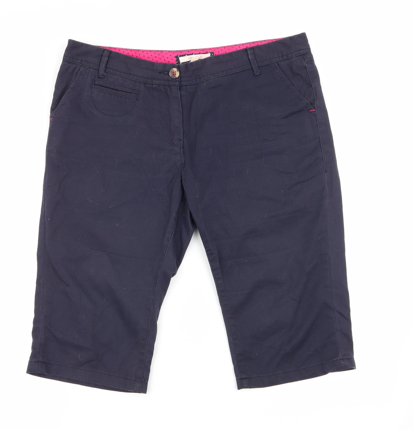 White Stuff Womens Blue   Chino Shorts Size 12