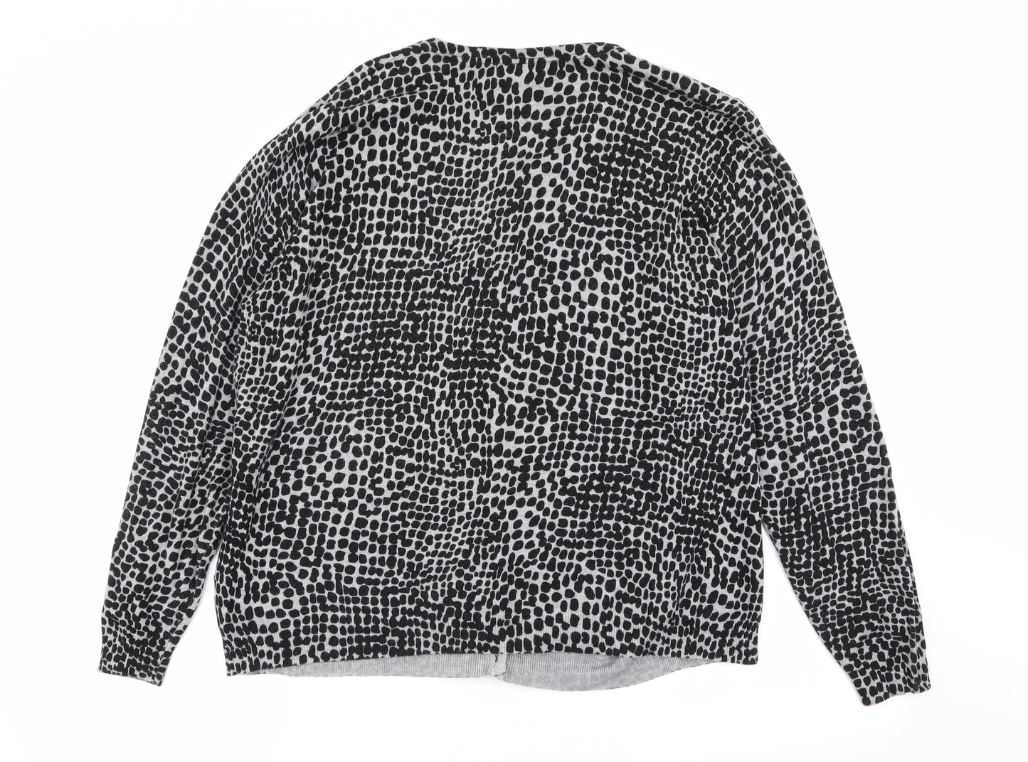 M&S Womens Multicoloured Polka Dot  Cardigan Jumper Size 22