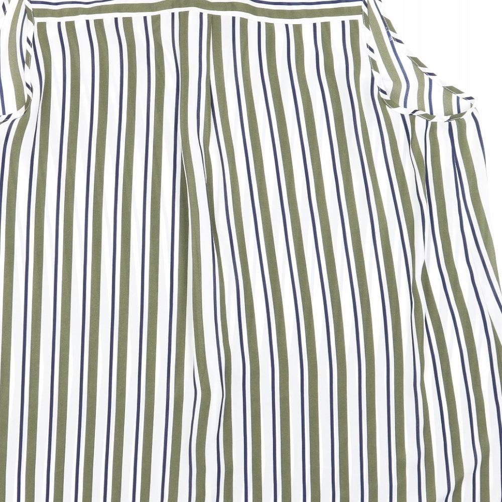 Primark Womens Multicoloured Striped  Basic Blouse Size 20