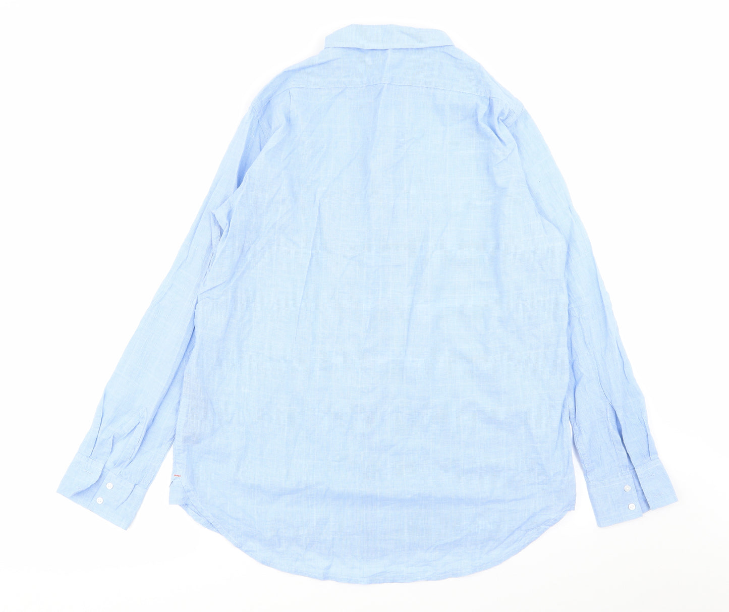Buffalo Mens Blue    Button-Up Size S