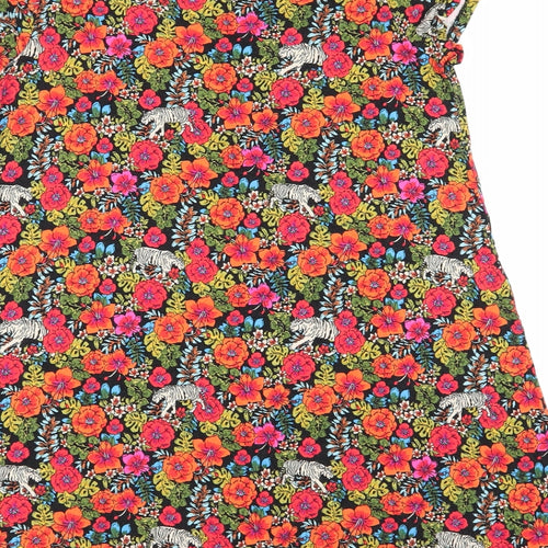 TU Womens Multicoloured Floral  Basic T-Shirt Size 14