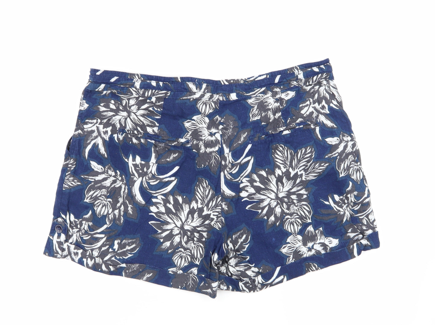 NEXT Womens Multicoloured Floral  Chino Shorts Size 14