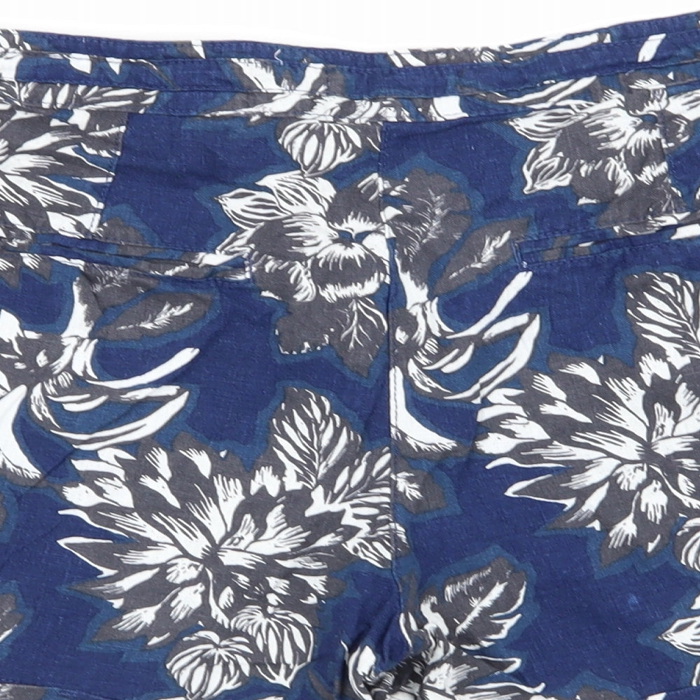 NEXT Womens Multicoloured Floral  Chino Shorts Size 14