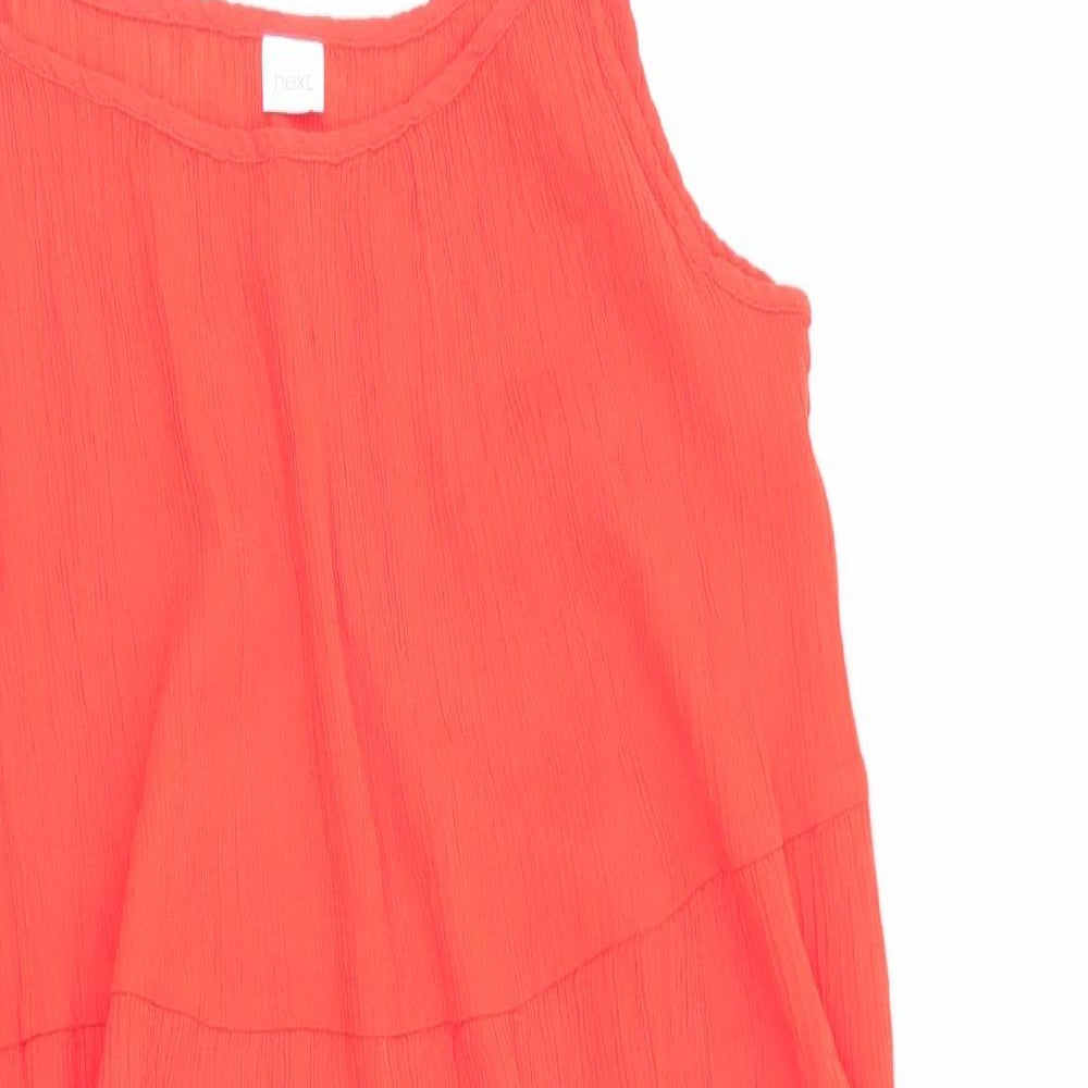 NEXT Girls Orange   Fit & Flare  Size 16 Years