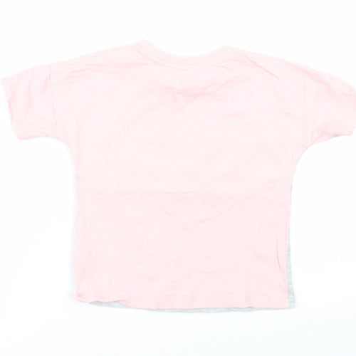 MICKEY AND FRIENDS Girls Multicoloured   Basic T-Shirt Size 2-3 Years