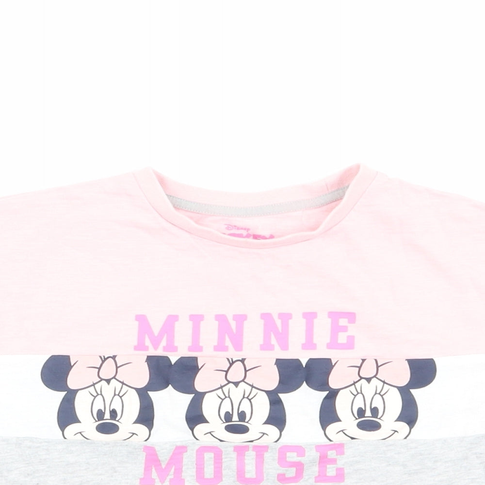 MICKEY AND FRIENDS Girls Multicoloured   Basic T-Shirt Size 2-3 Years