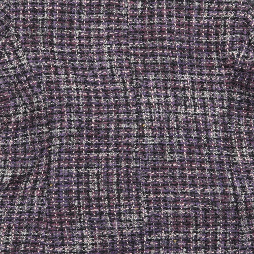 Damart Womens Multicoloured Geometric  Overcoat Coat Size 16