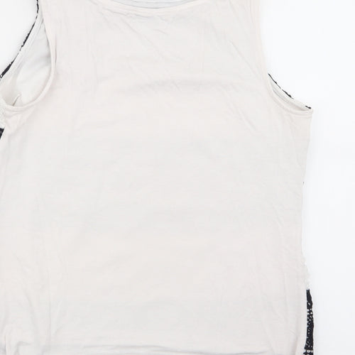 Oasis Womens Multicoloured Floral  Basic Tank Size S