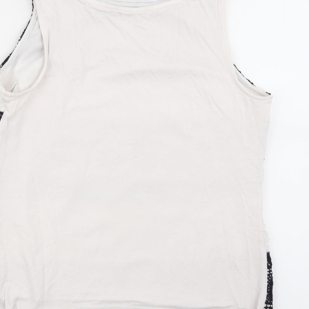 Oasis Womens Multicoloured Floral  Basic Tank Size S
