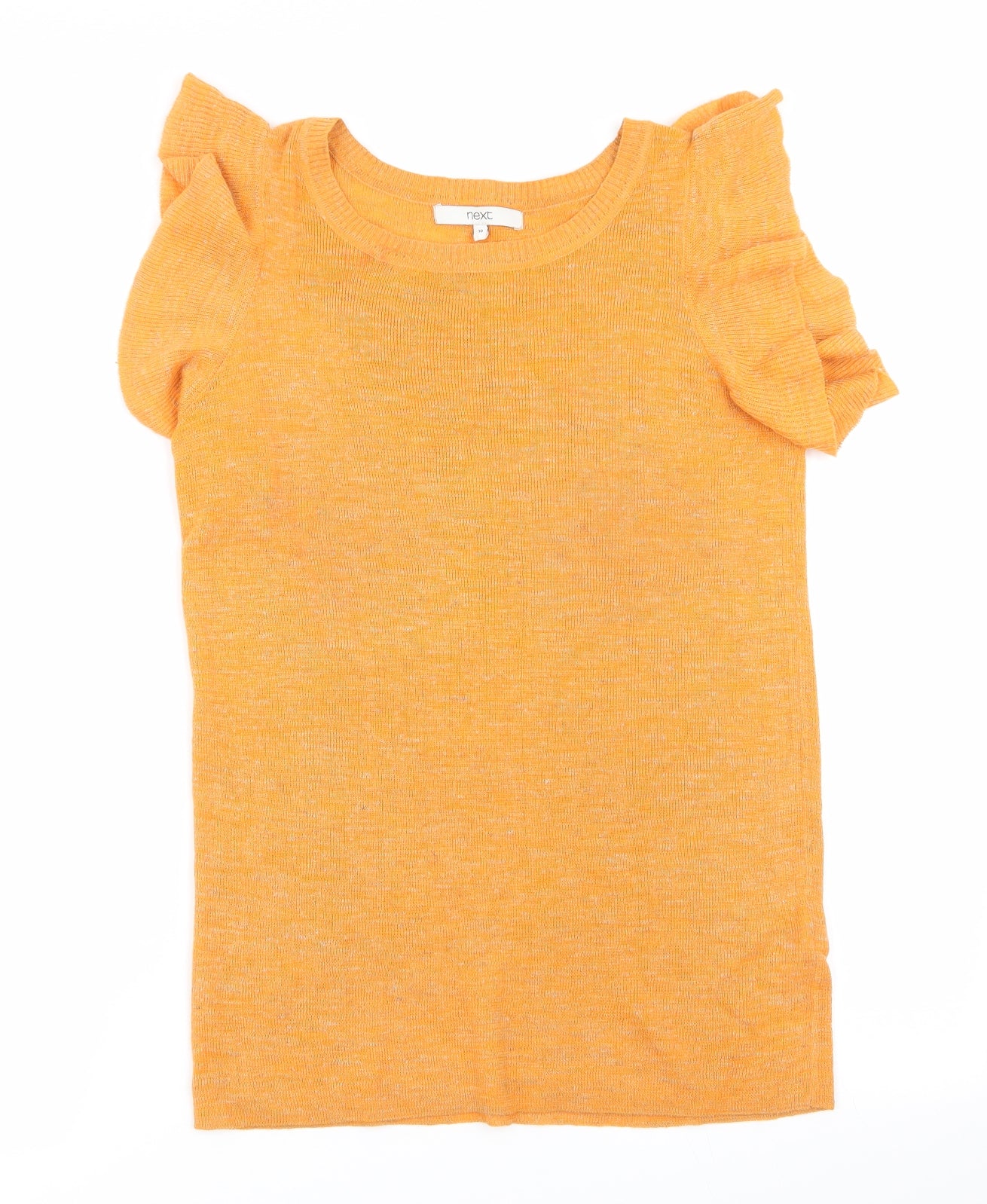 NEXT Womens Orange   Basic T-Shirt Size 10