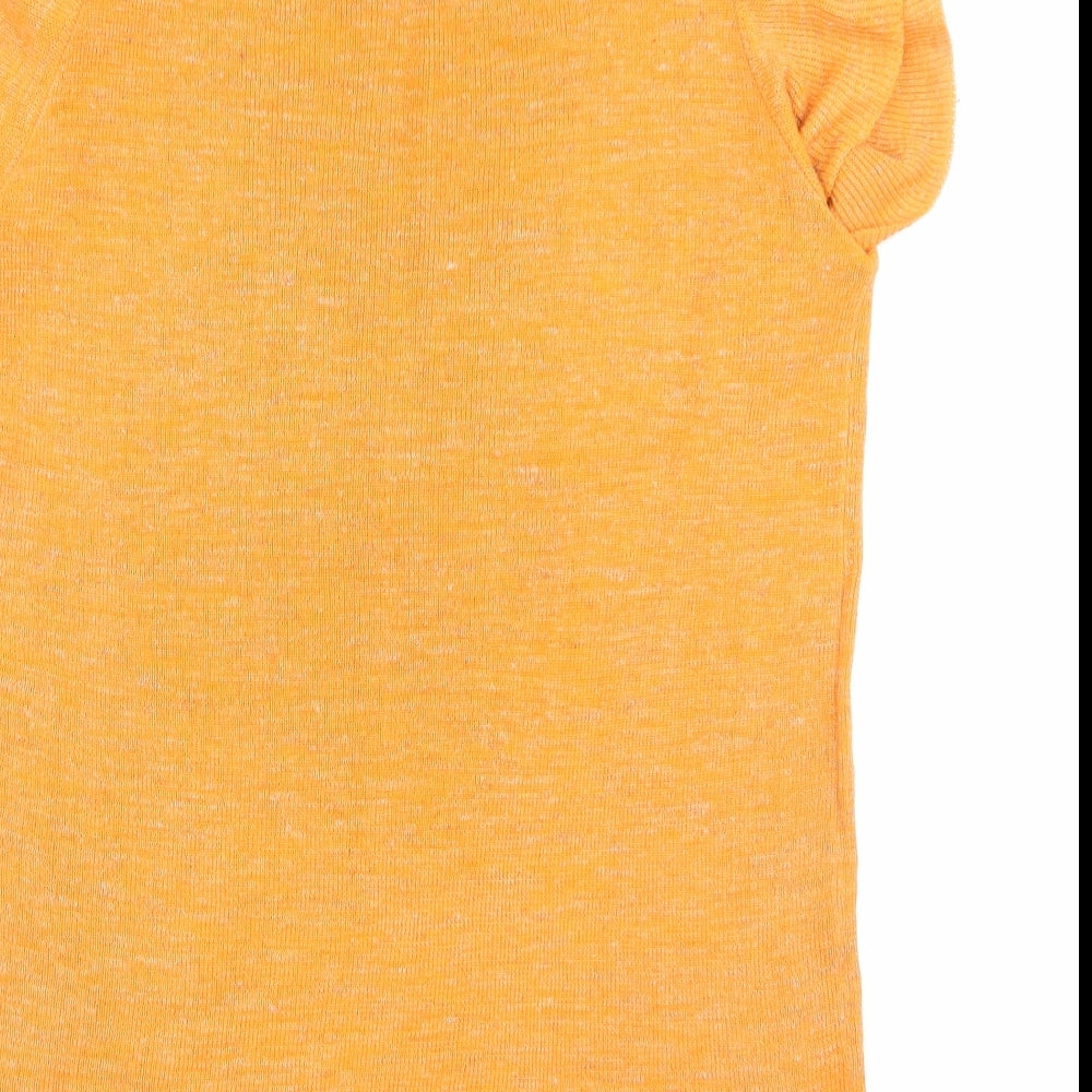 NEXT Womens Orange   Basic T-Shirt Size 10
