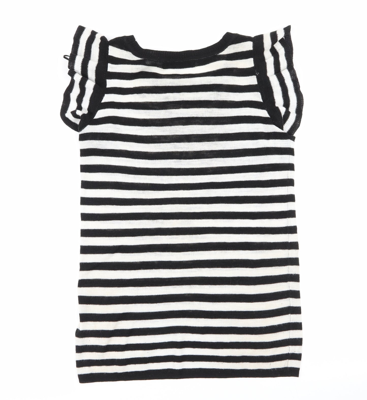 NEXT Womens Multicoloured Striped  Basic T-Shirt Size 8