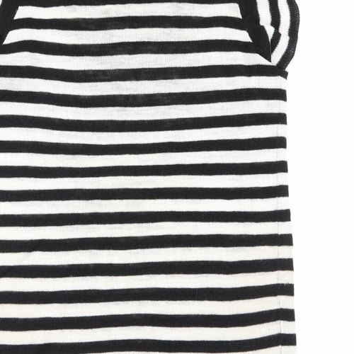 NEXT Womens Multicoloured Striped  Basic T-Shirt Size 8