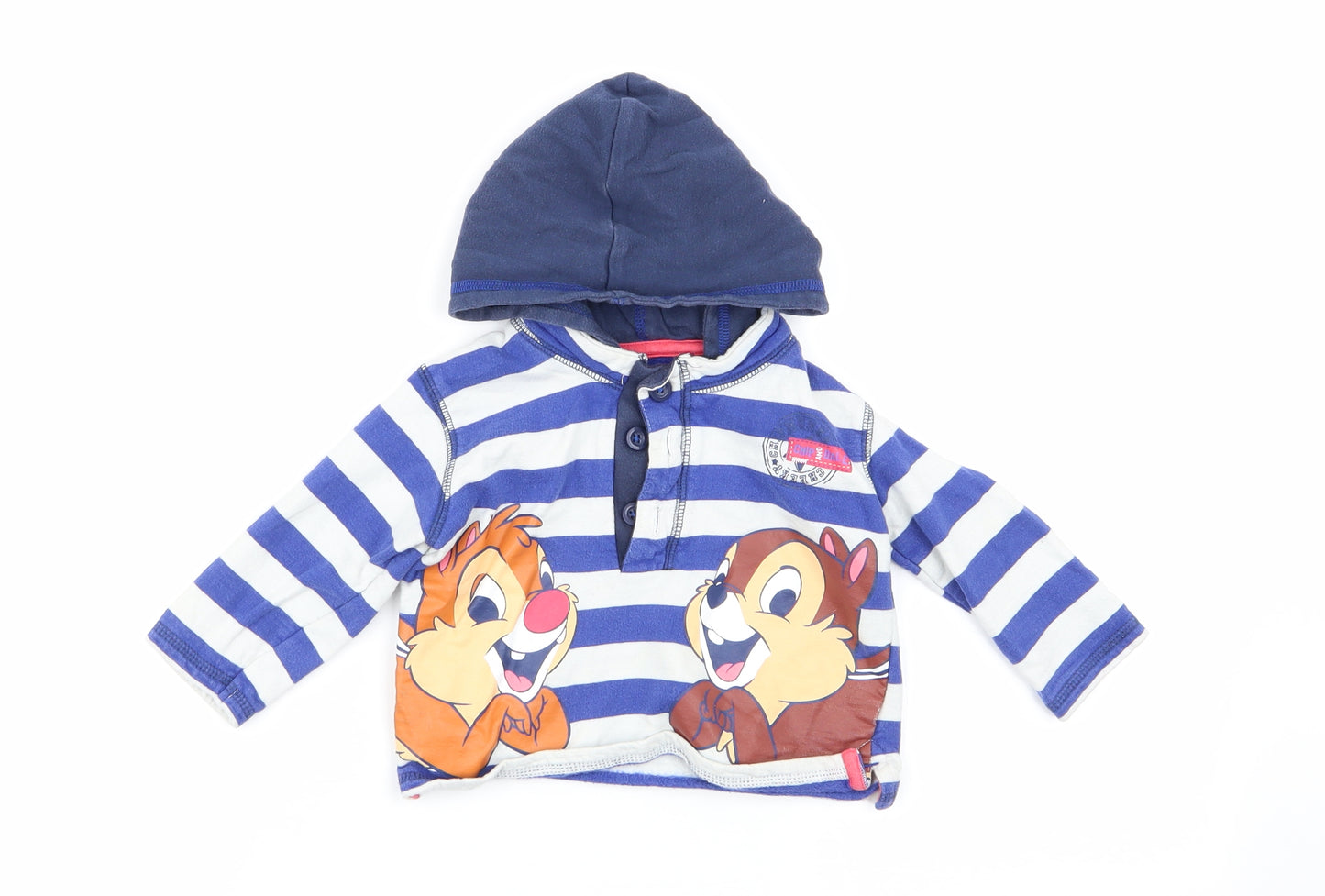 Asda George Boys Multicoloured Striped  Pullover Jumper Size 9-12 Months