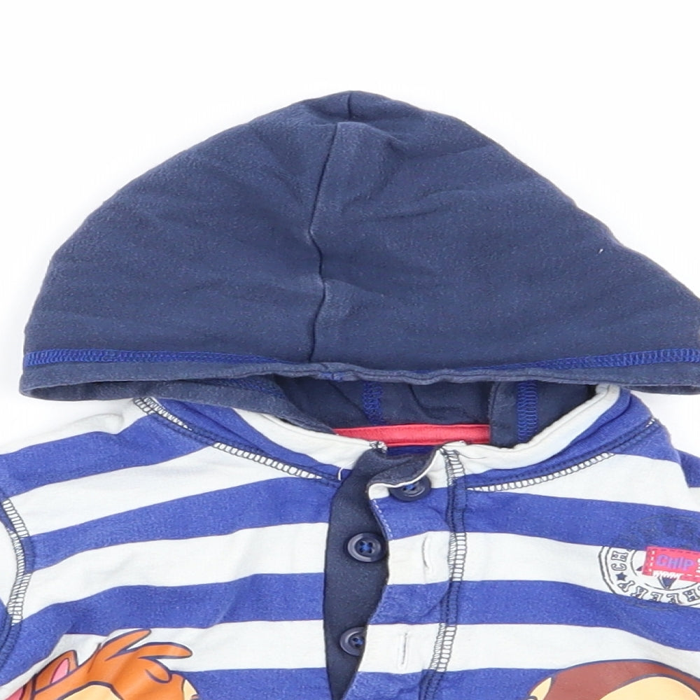 Asda George Boys Multicoloured Striped  Pullover Jumper Size 9-12 Months