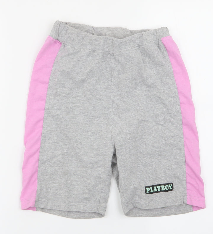 Missguided Womens Multicoloured Sweat Shorts Size 8 - Stretch waistband
