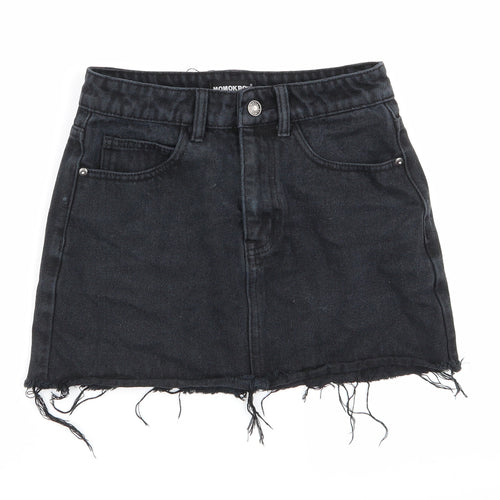 momokrom Womens Black   Mini Skirt Size 8