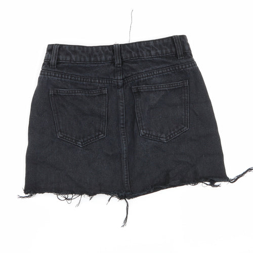momokrom Womens Black   Mini Skirt Size 8