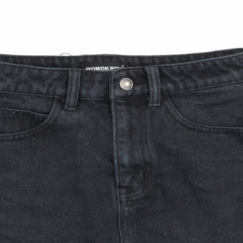momokrom Womens Black   Mini Skirt Size 8