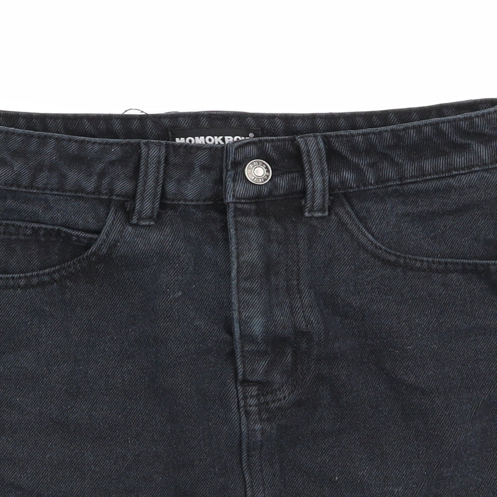 momokrom Womens Black   Mini Skirt Size 8