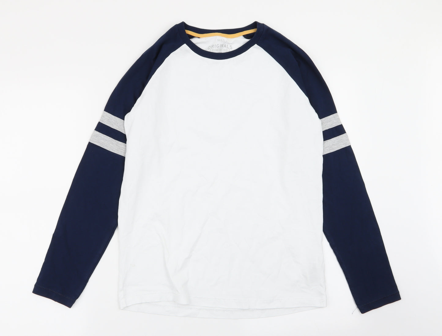 M&S Boys Multicoloured   Basic T-Shirt Size 13-14 Years