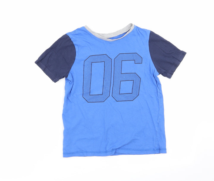 Asda George Boys Blue   Basic T-Shirt Size 9-10 Years