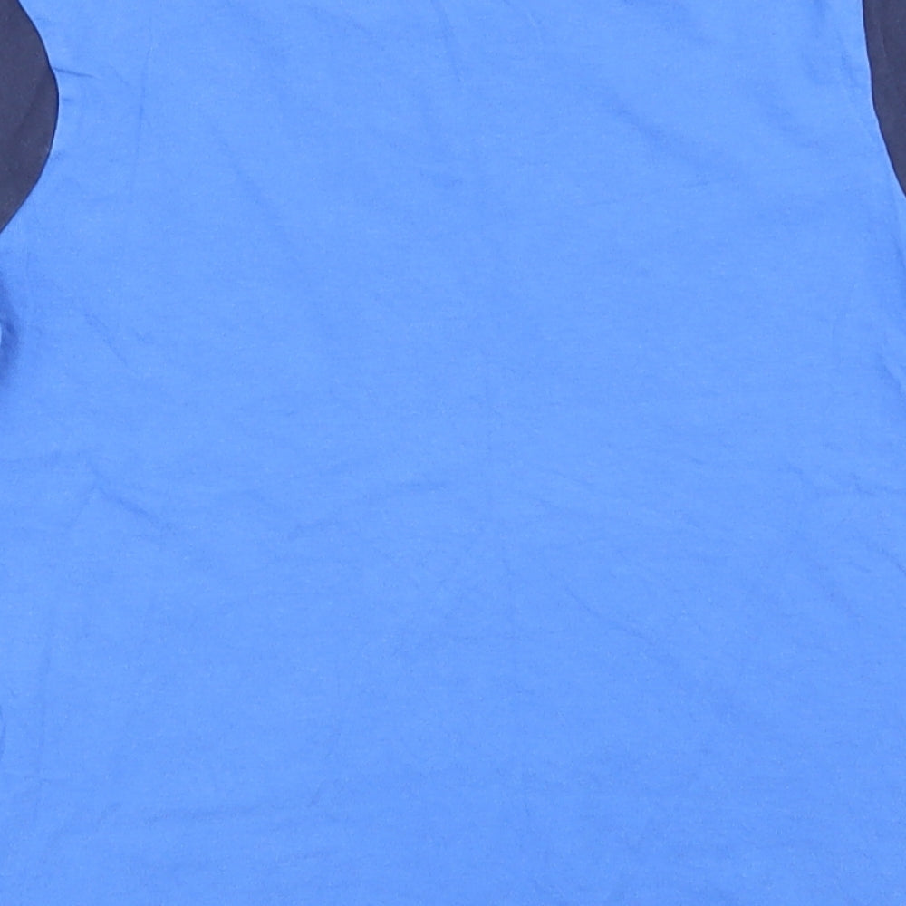 Asda George Boys Blue   Basic T-Shirt Size 9-10 Years