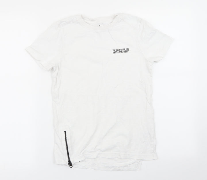 Nutmeg Boys White   Basic T-Shirt Size 9-10 Years