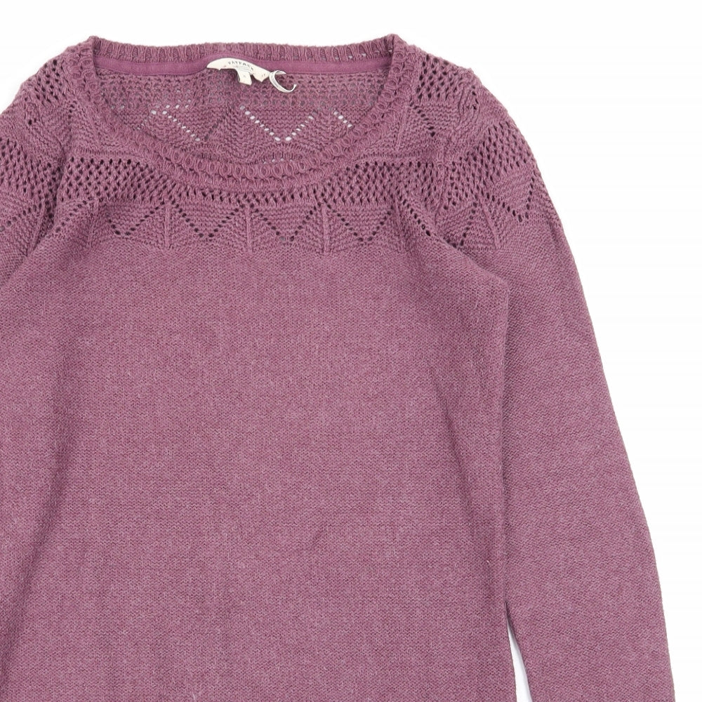 Fat Face Womens Purple   Jumper Dress  Size 8