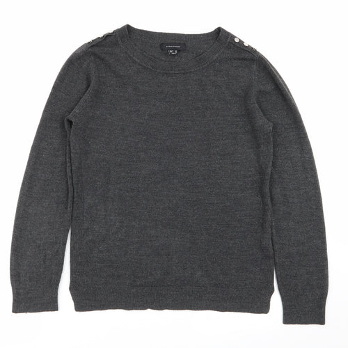 Primark Womens Grey   Pullover Jumper Size 12