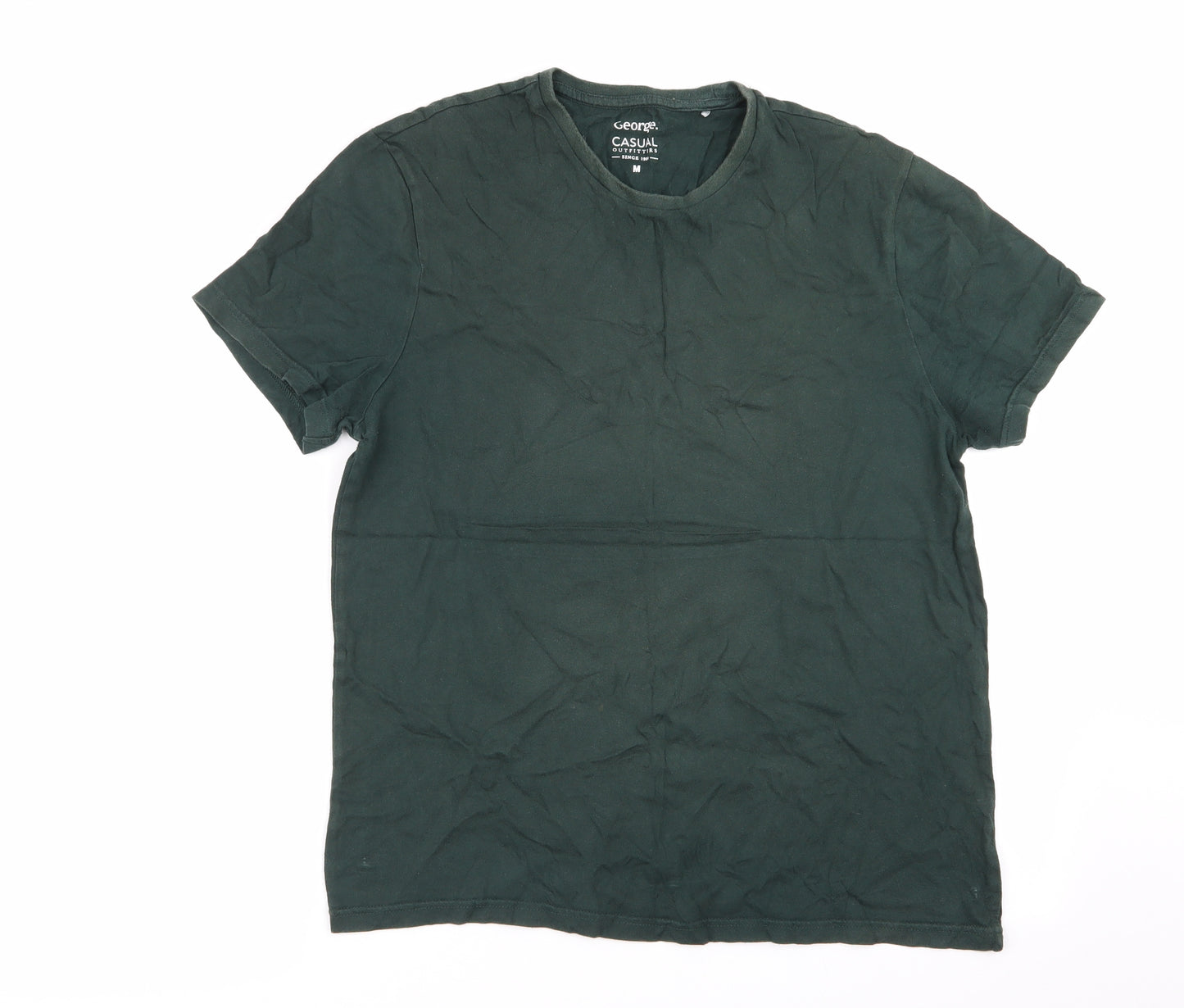 Asda George Mens Green    T-Shirt Size M