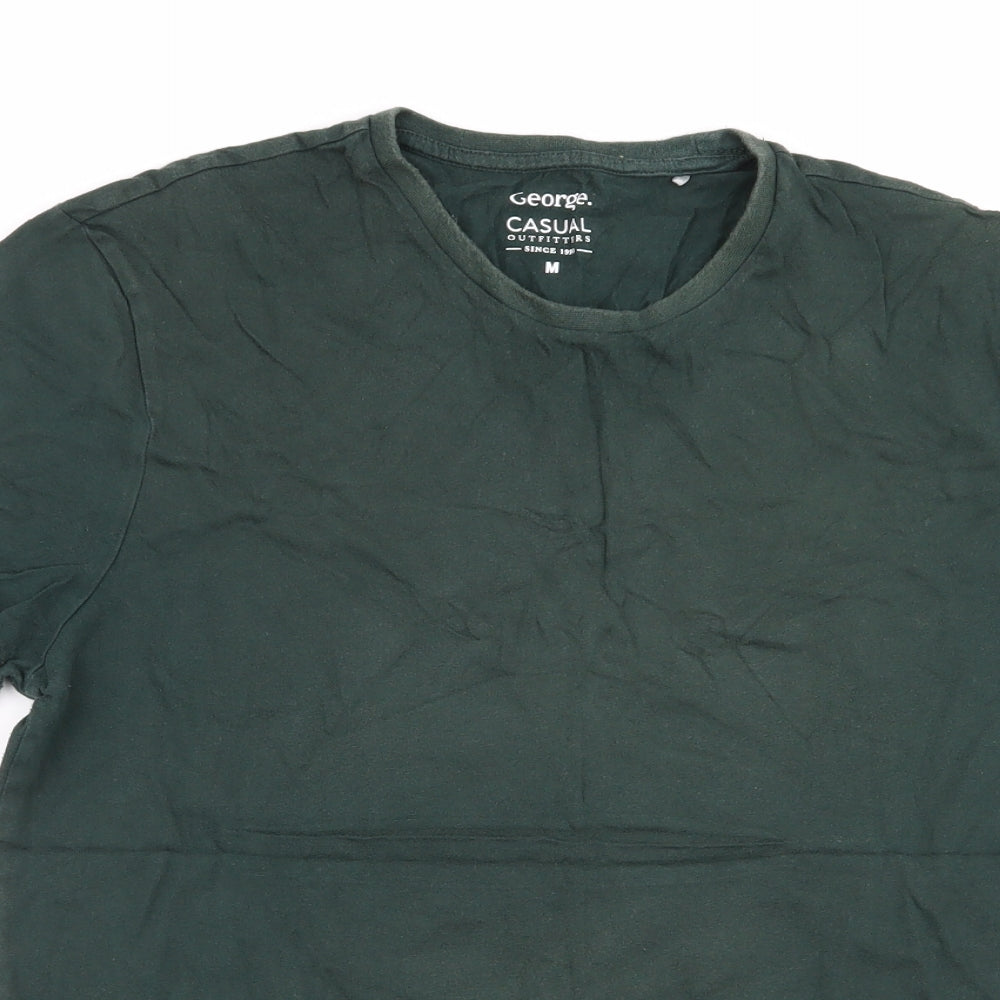 Asda George Mens Green    T-Shirt Size M
