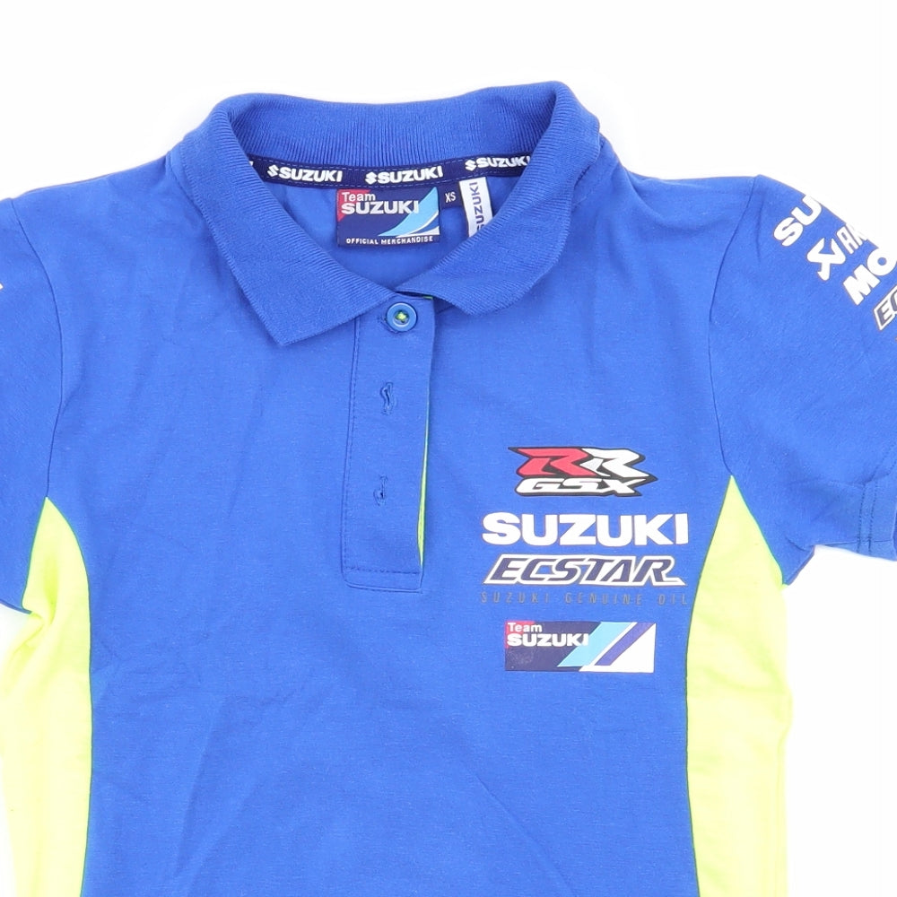 Suzuki Mens Multicoloured    Polo Size XS