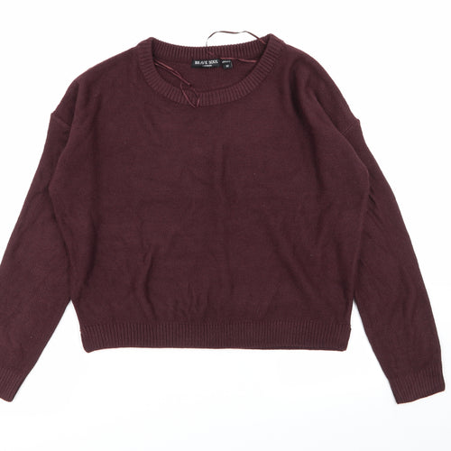 Brave Soul Womens Brown   Pullover Jumper Size M