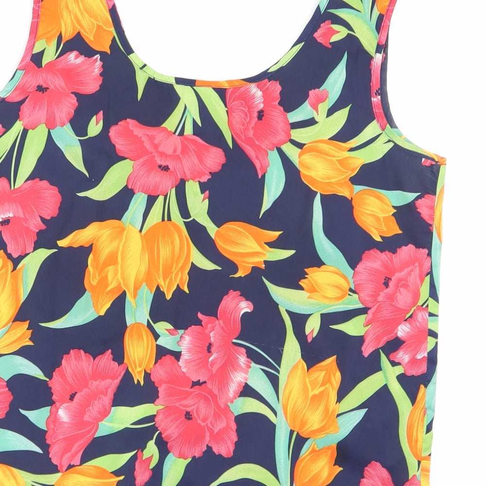 classic women Womens Multicoloured Floral  Basic Blouse Size 12