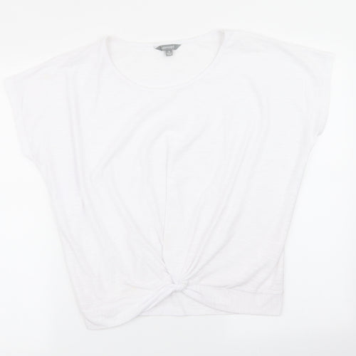 suzannegrae Womens White   Basic T-Shirt Size S