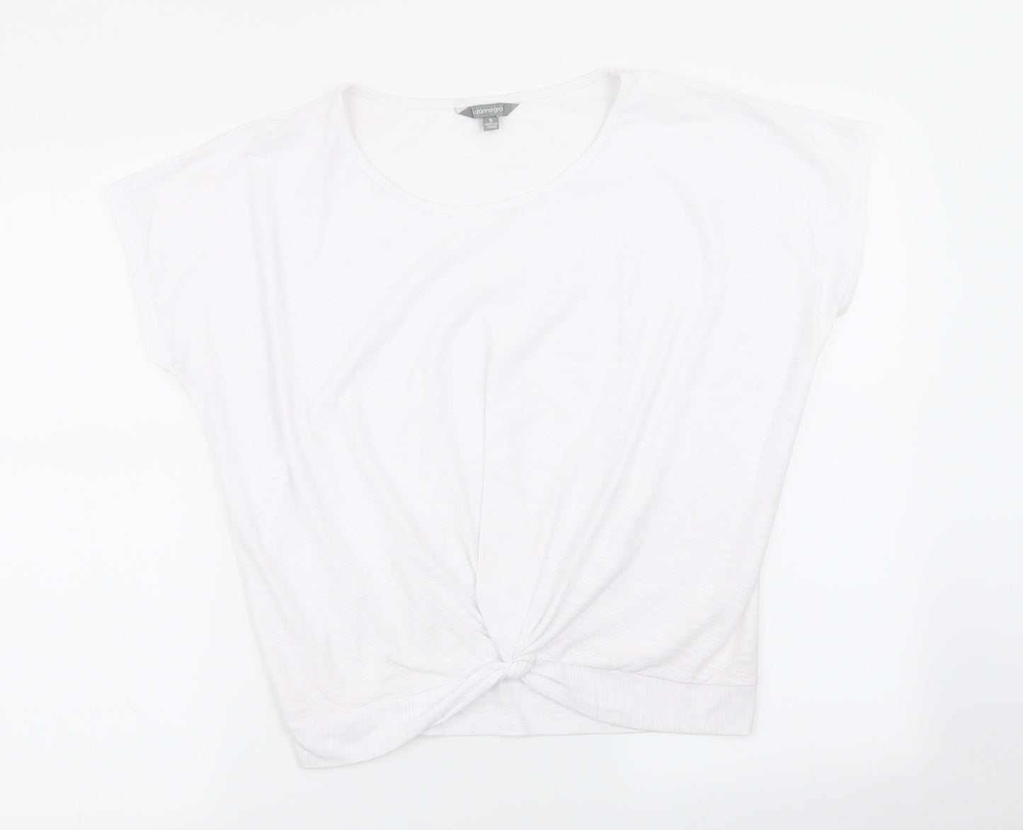 suzannegrae Womens White   Basic T-Shirt Size S