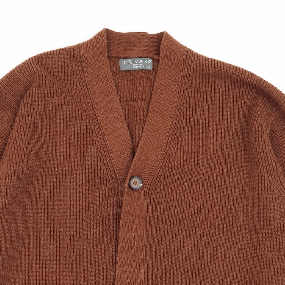 Primark Womens Brown   Cardigan Jumper Size M