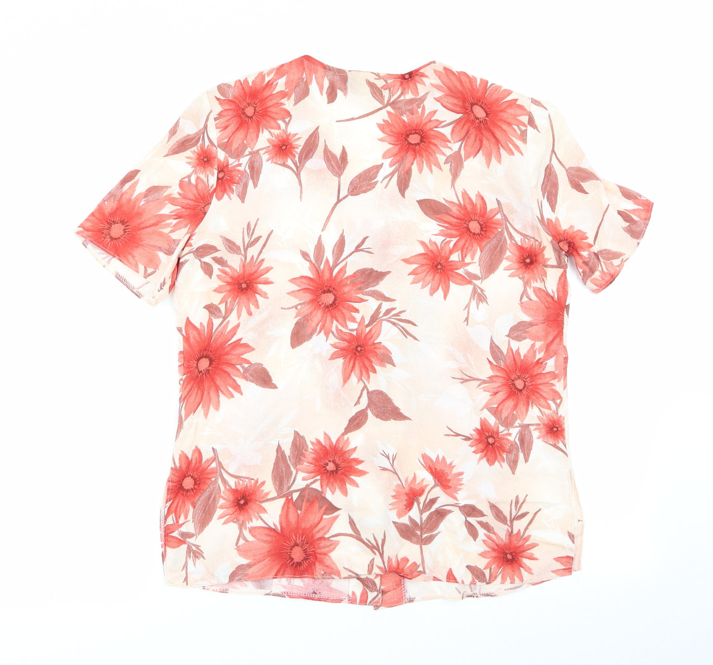 Debenhams Womens Multicoloured Floral  Basic Button-Up Size 10