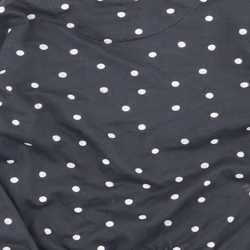 Asda George Girls Grey Polka Dot  Pullover Jumper Size 5-6 Years  - disney